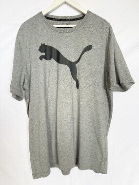 Puma Heather Grey Athletic T shirt